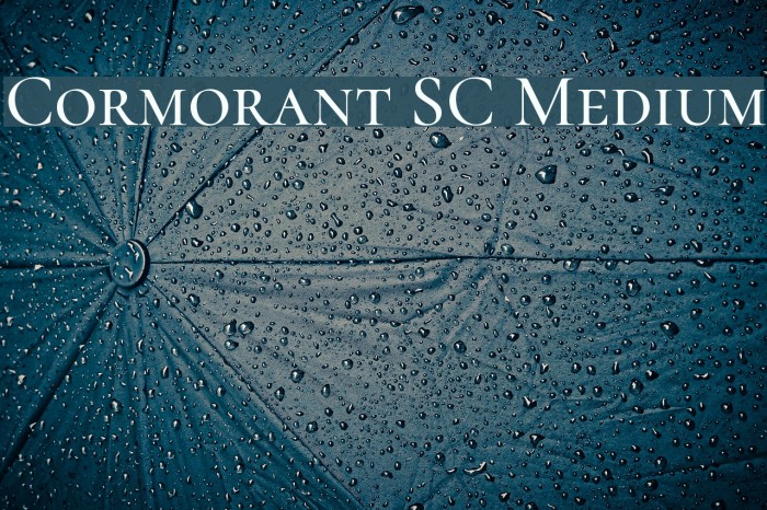 Cormorant SC Medium Font examples