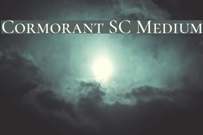Cormorant SC Medium Font examples