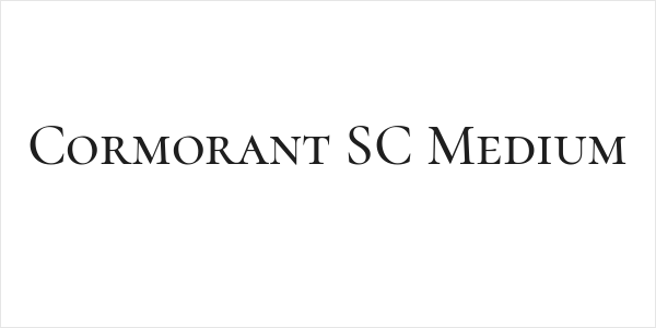 Cormorant SC Medium Logo