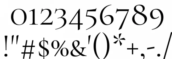 Cormorant SC Regular フォント その他の文字