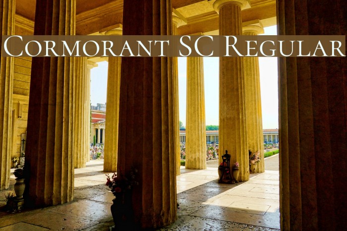 Cormorant SC Regular Font examples