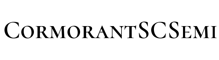 Cormorant SC Semi Font