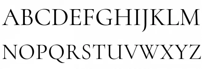 Cormorant SC Schriftart Groß
