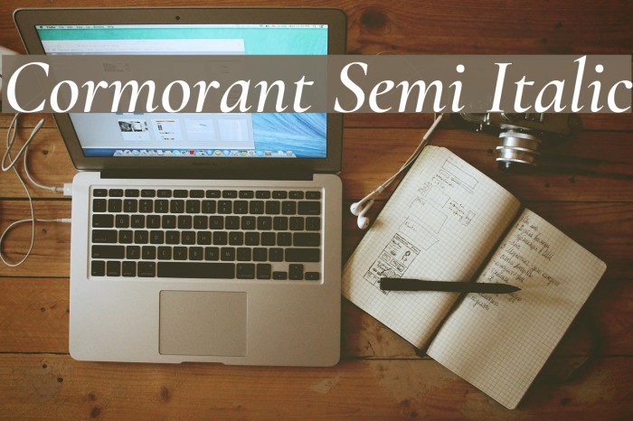 Cormorant Semi Italic Example 2