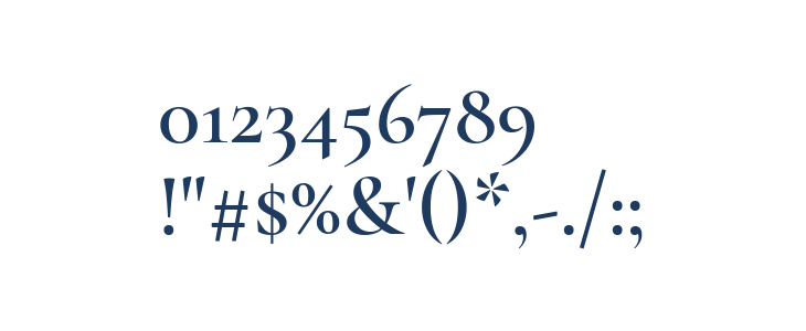 Cormorant SemiBold Other Characters