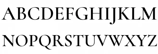 Cormorant SemiBold 字体 大写