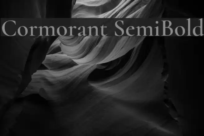 Cormorant SemiBold Font examples