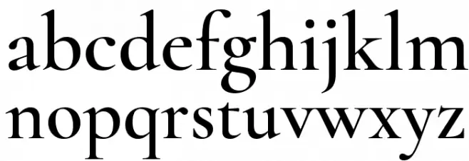 Cormorant SemiBold Font LOWERCASE