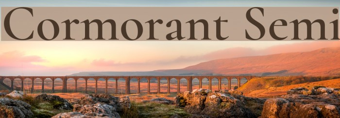 Cormorant Semi Font examples