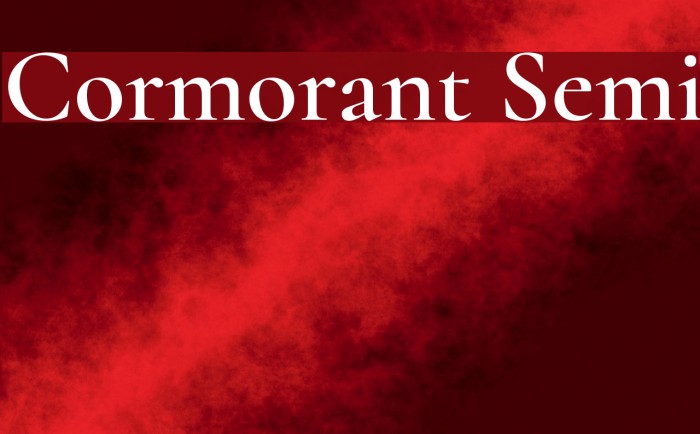 Cormorant Semi Font examples