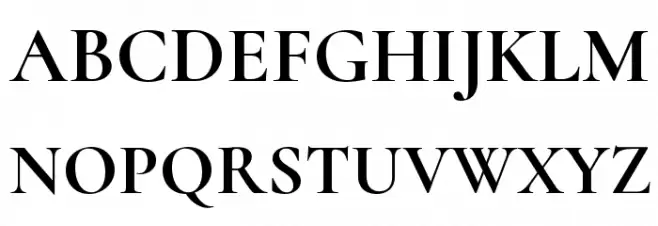 Cormorant Unicase Bold Schriftart Groß
