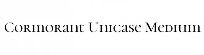 Cormorant Unicase Medium  Frei Schriftart Herunterladen
