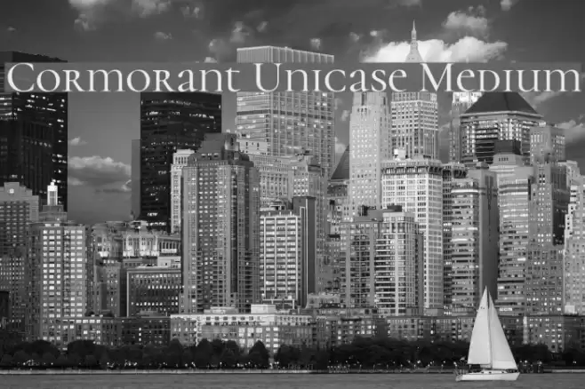 Cormorant Unicase Medium Font examples