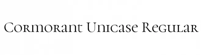 Cormorant Unicase Regular  Fuentes Gratis Descargar