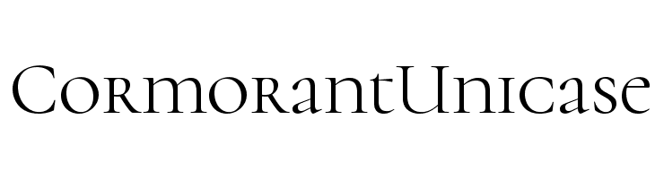 Cormorant Unicase Font