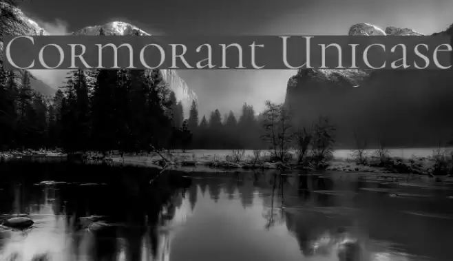 Cormorant Unicase Font examples