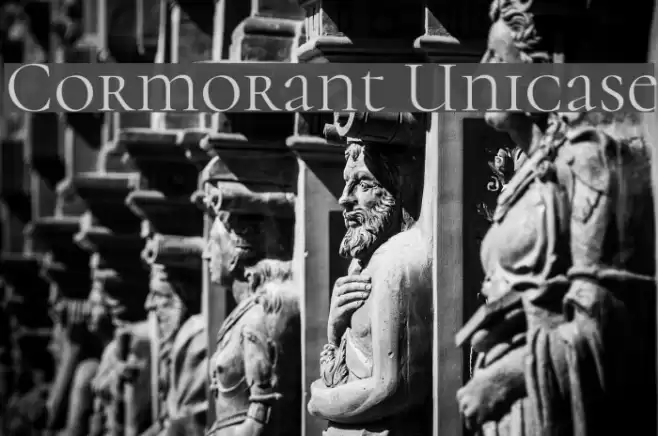 Cormorant Unicase Font examples