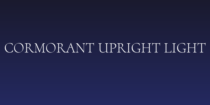 Cormorant Upright Light Social Header