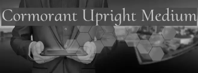 Cormorant Upright Medium Schriftart examples