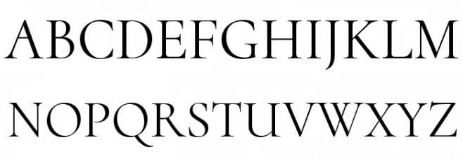 Cormorant Upright Regular Schriftart Groß