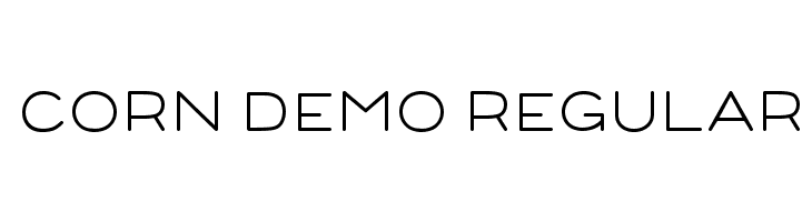 Corn Demo Regular Font