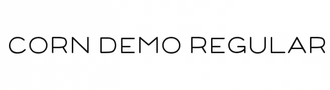 Corn Demo Regular  Frei Schriftart Herunterladen