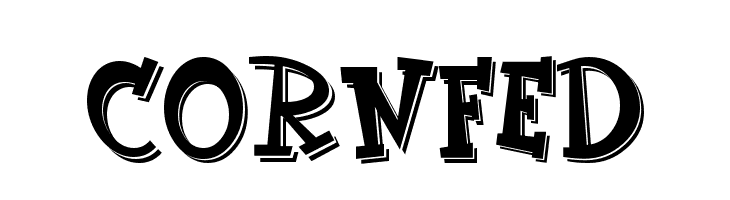 CornFed  font caratteri gratis