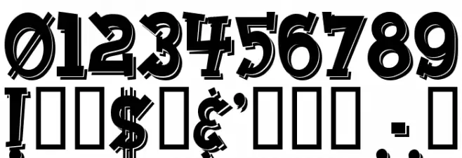 CornFed Font OTHER CHARS