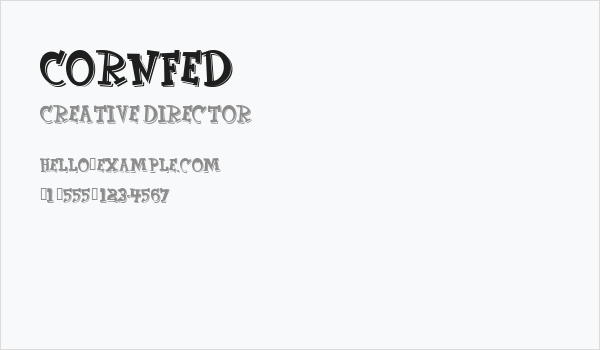 CornFed Business Card