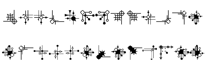 CornPopFour Font LOWERCASE