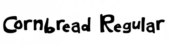 Cornbread Regular  Free Fonts Download
