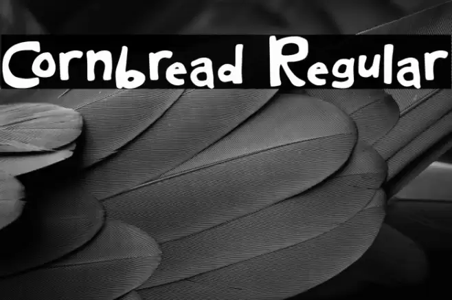 Cornbread Regular Font examples