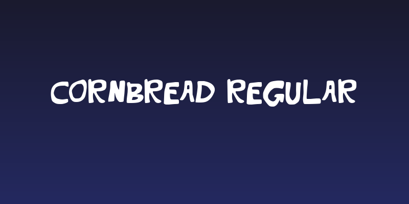 Cornbread Regular Social Header