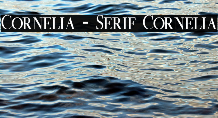 Cornelia - Serif Cornelia Example 1