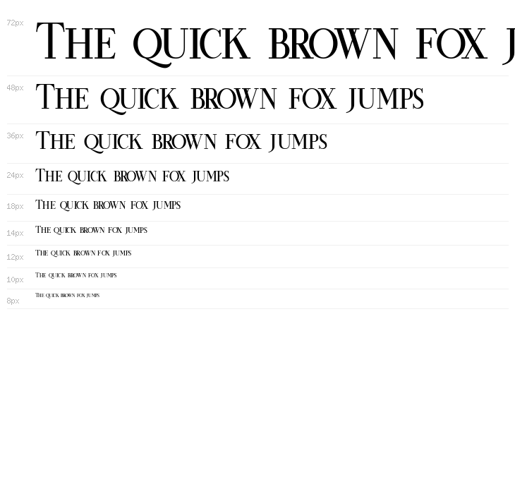 Cornelia - Serif Cornelia Waterfall