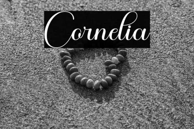 Cornelia Font examples