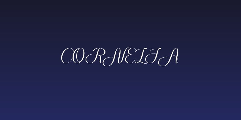 Cornelia Social Header