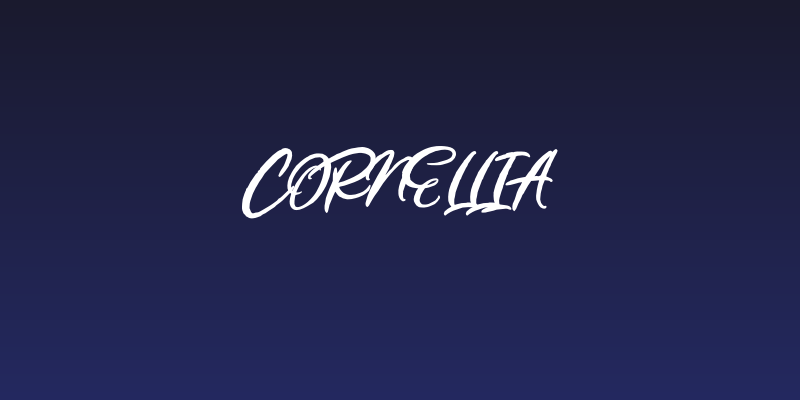 Cornellia Social Header