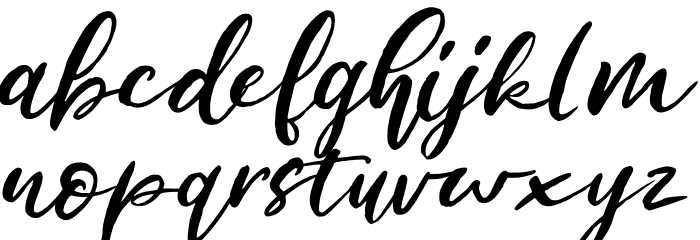 Cornellia Font LOWERCASE