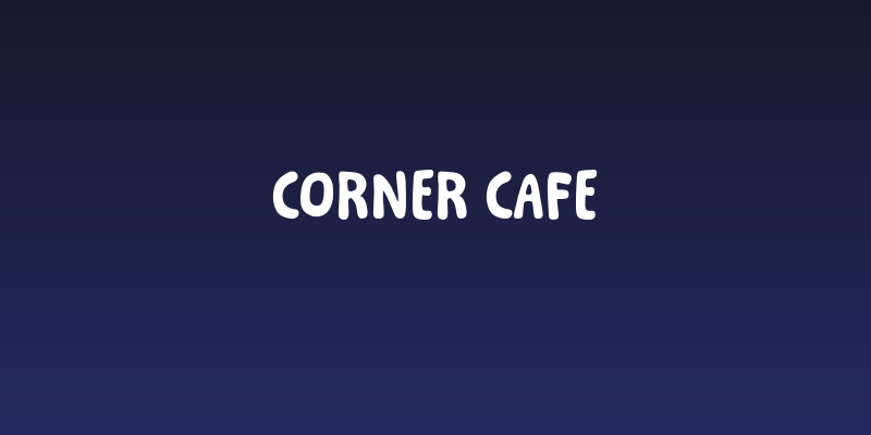 Corner Cafe Social Header