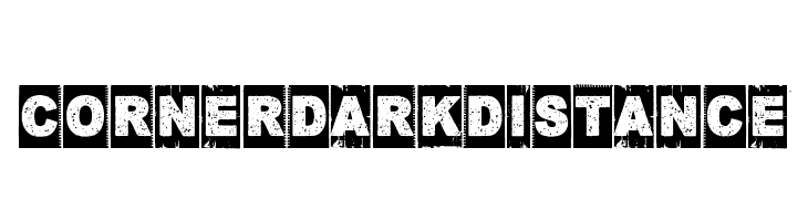 Corner Dark Distance  免费字体下载