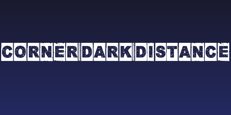 Corner Dark Distance Social Header