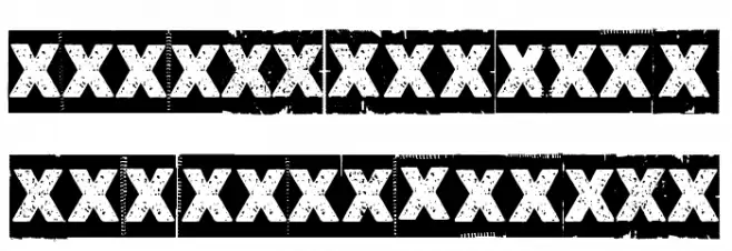 Corner Dark Just X Schriftart Groß