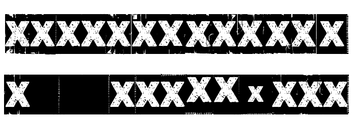 Corner Dark Just X Polices MINUSCULES