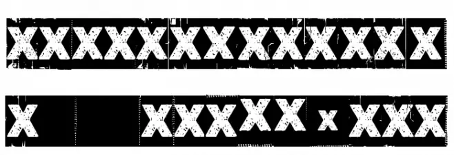Corner Dark Just X Polices MINUSCULES