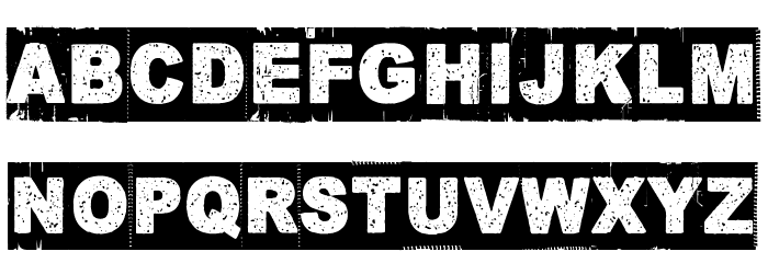 Corner Dark Font LOWERCASE