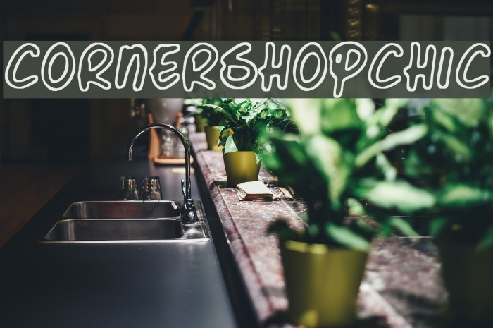 Corner Shop Chic Font examples