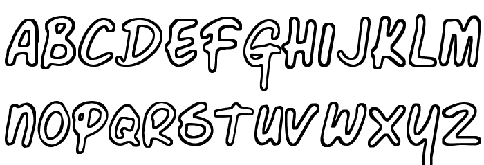 Corner Shop Chic Font LOWERCASE