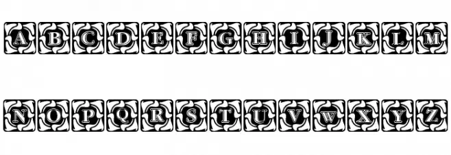 Cornerflair फ़ॉन्ट अपरकेस
