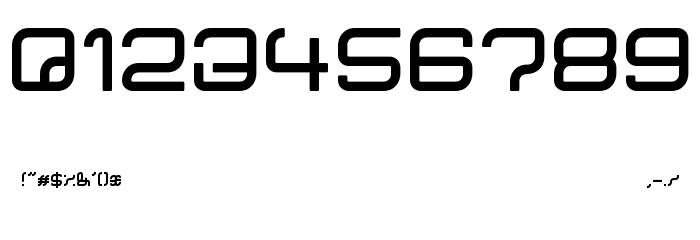 Cornering Font OTHER CHARS